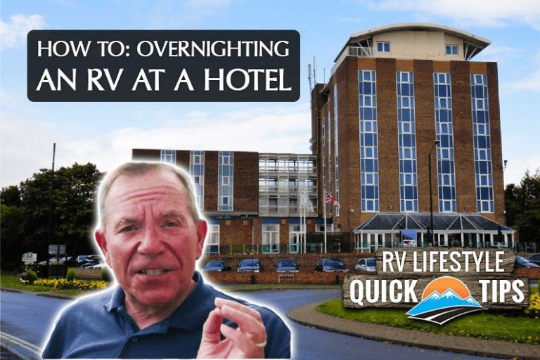 Quick Tip: Hotel parking lots for overnights