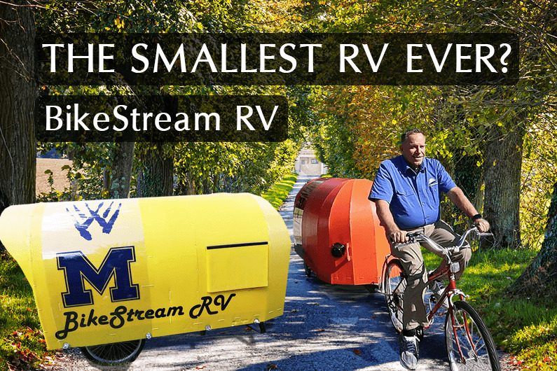 You can tow this RV with a bicycle 1