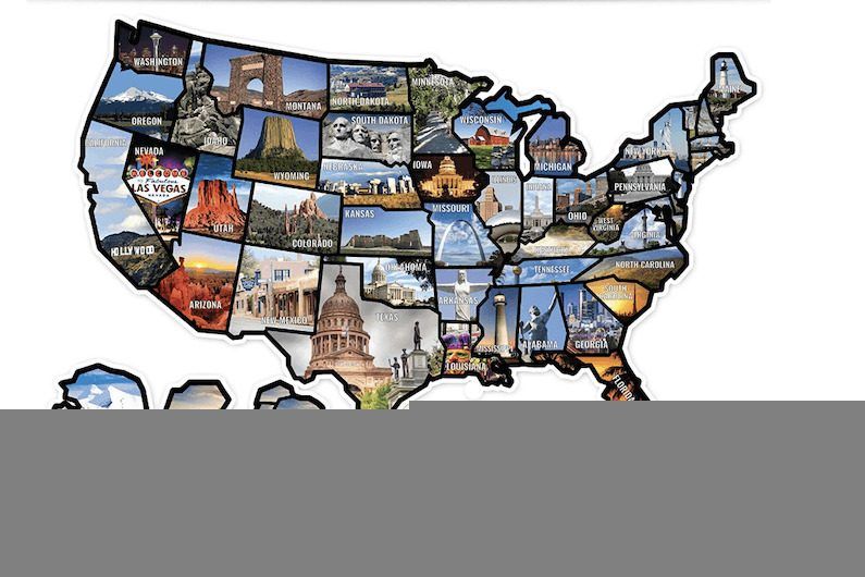 Decals to show your RV travels in U.S. and Canada 1