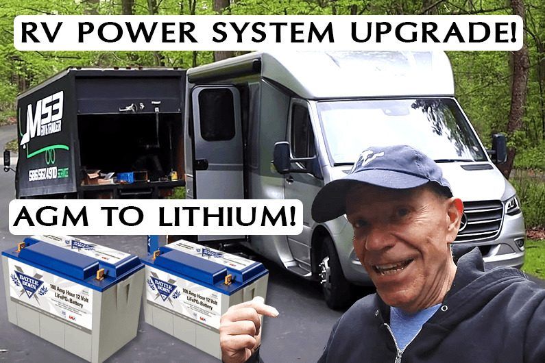 We've upgraded the power system on our RV 1