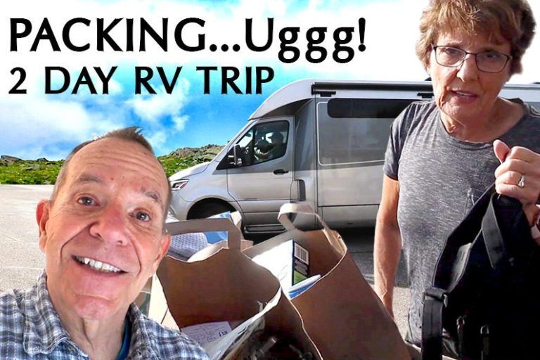 What we take on a two-day RV trip: Too much?