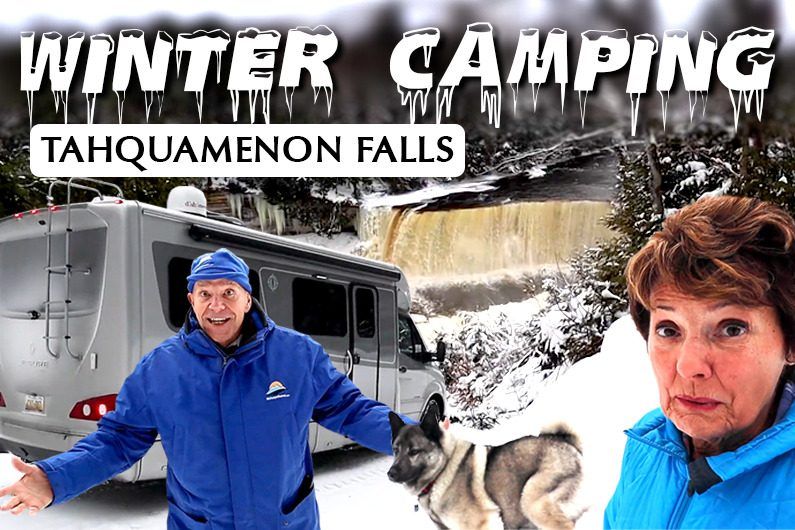 Camping fun in the snow 1