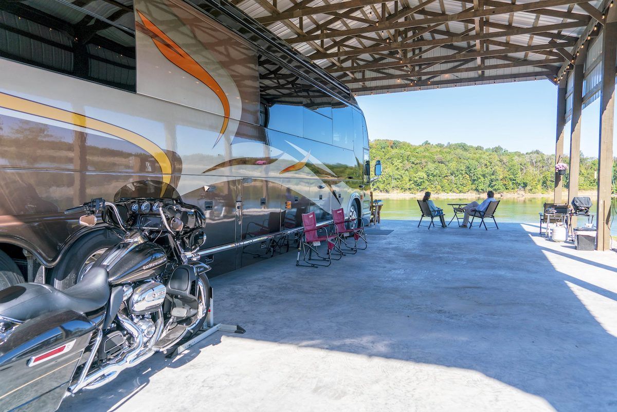 the rv lifestyle on an own your campsite lot