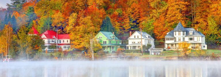 Peaceful Saranac Lake and Tupper Lake in the Adirondacks