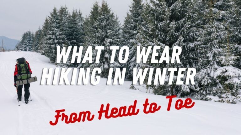 what to wear hiking in winter