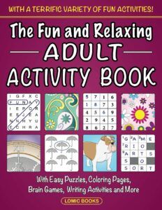 Activity Books for Adults  The Fun and Relaxing Adult Activity Book