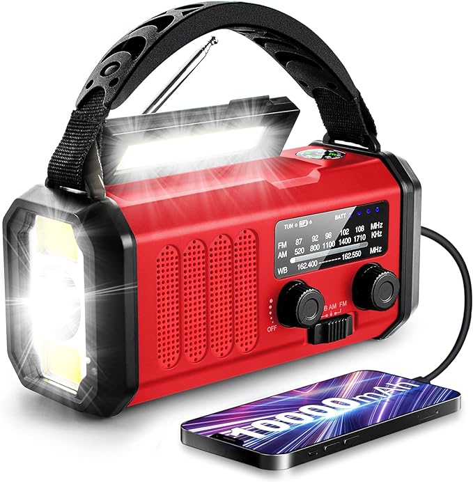 handcrank solar emergency radio