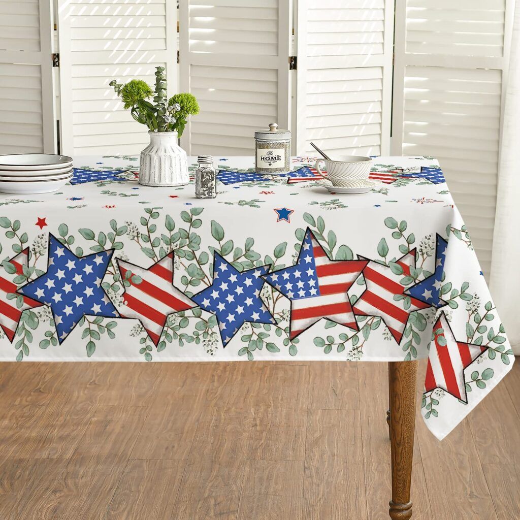 Eucaplytus 4th of July tablecloth
