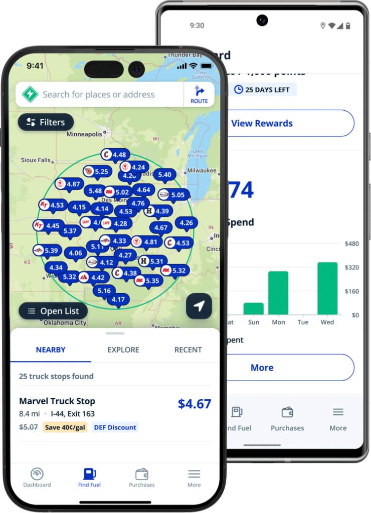 RV fuel cards and programs mudflap app SAVE MONEY on an RV Road Trip