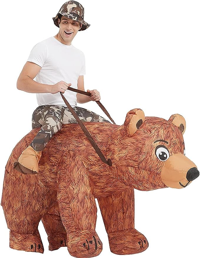 bear riding costume