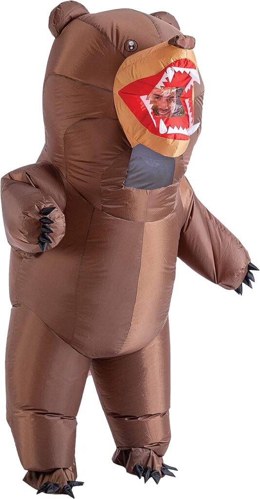 full body inflatable bear costume