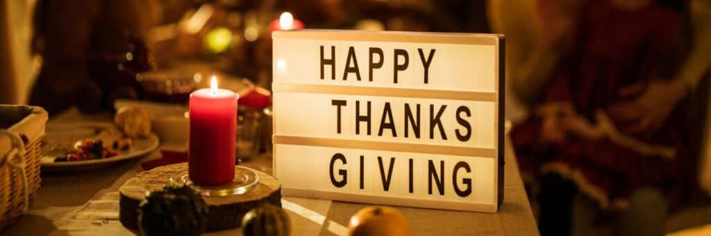 Thanksgiving in an RV