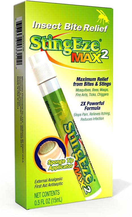 stingeze max bug bite relief