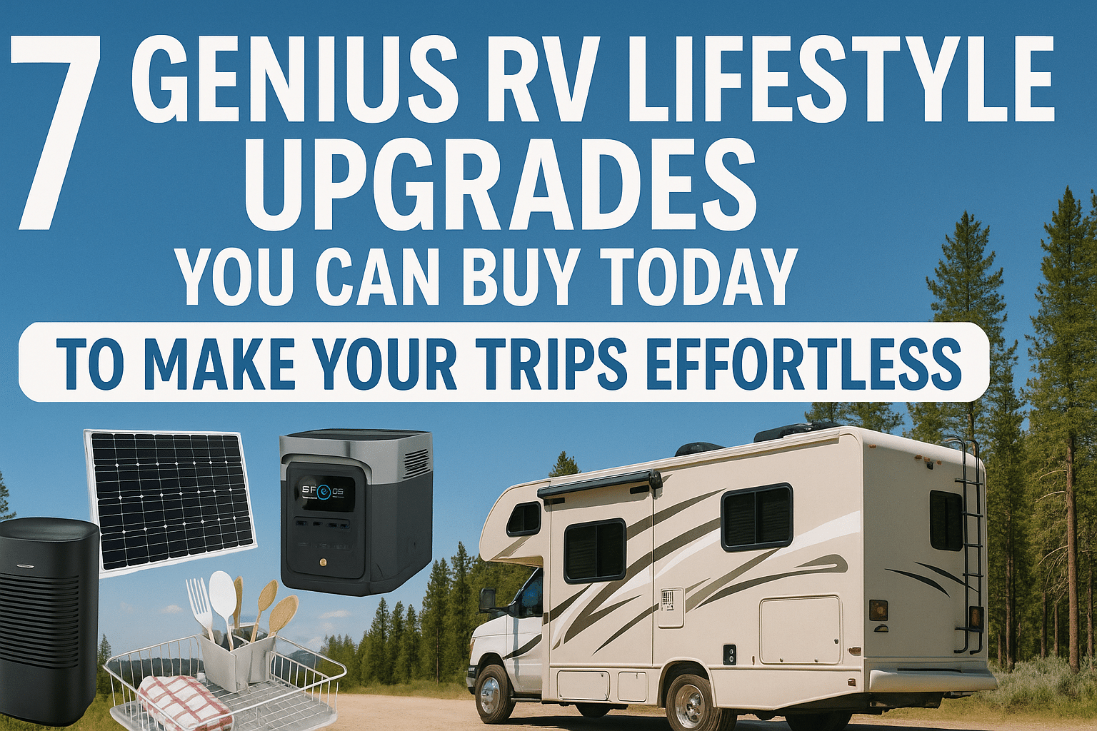 7 Genius RV Lifestyle Upgrades You Can Buy Today to Make Your Trips Effortless 1
