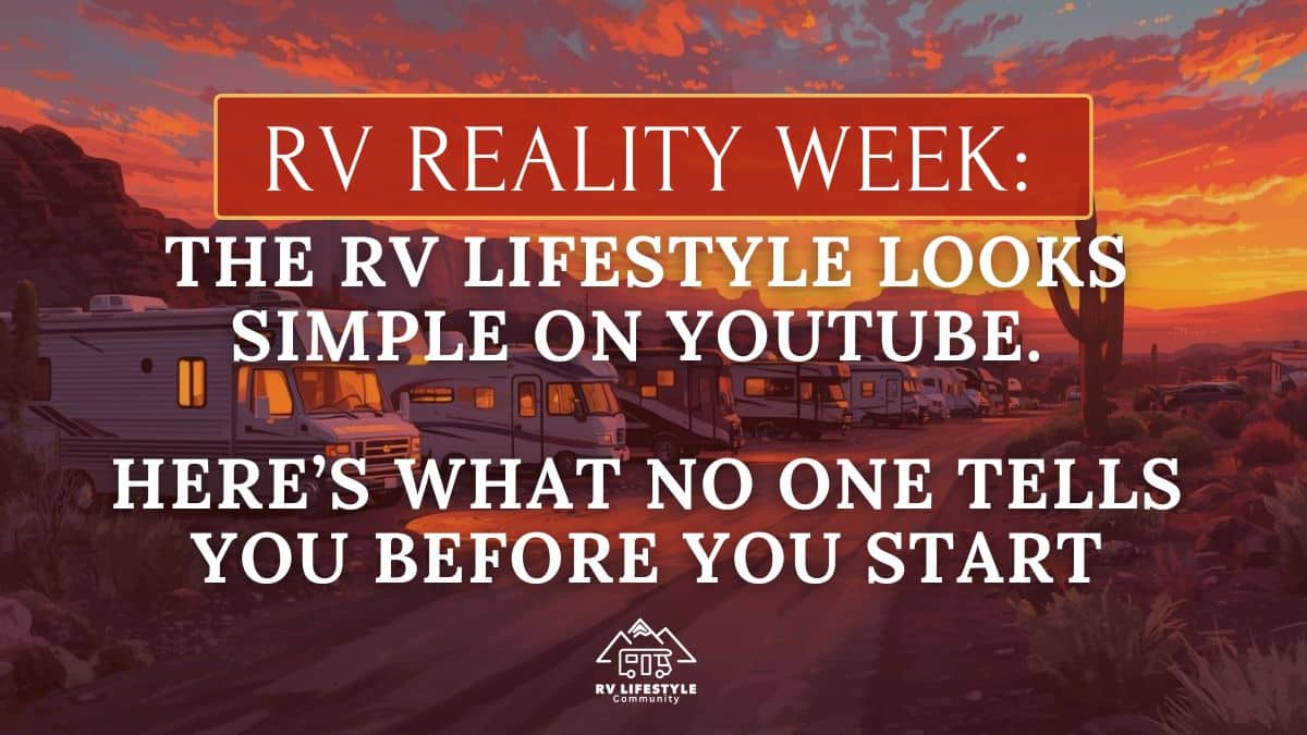 RV Reality Week: The RV Lifestyle Looks Simple on YouTube. Here’s What No One Tells You Before You Start