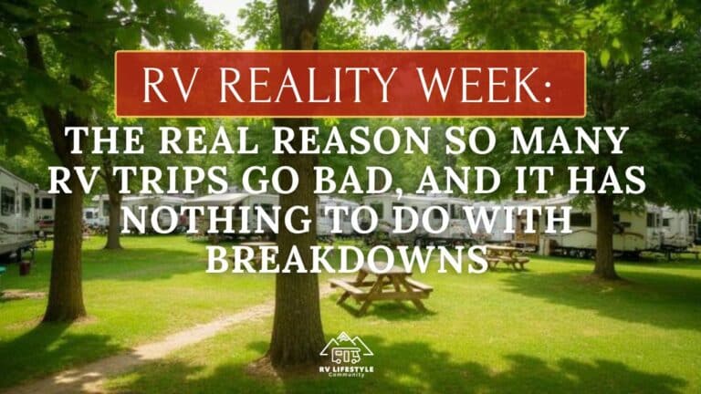 RV Reality Week: The Real Reason So Many RV Trips Go Bad, and It Has Nothing to Do With Breakdowns