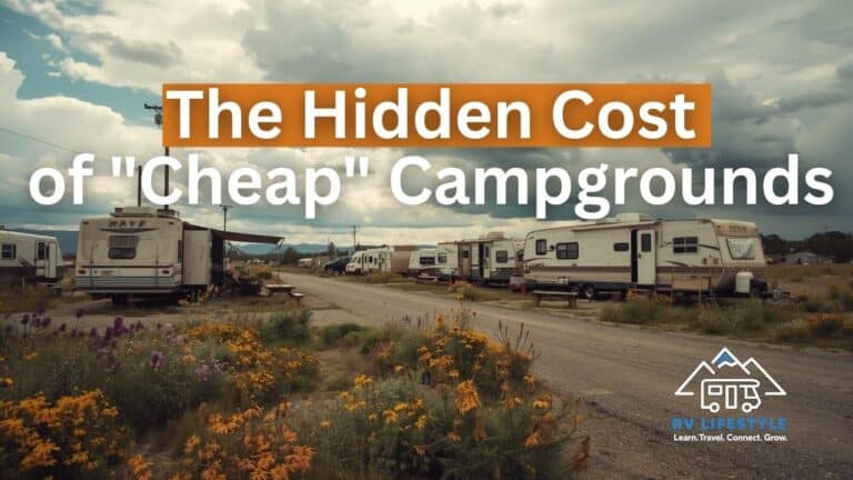 The Hidden Cost of "Cheap" Campgrounds - - RV Lifestyle with Mike and Jennifer Wendland