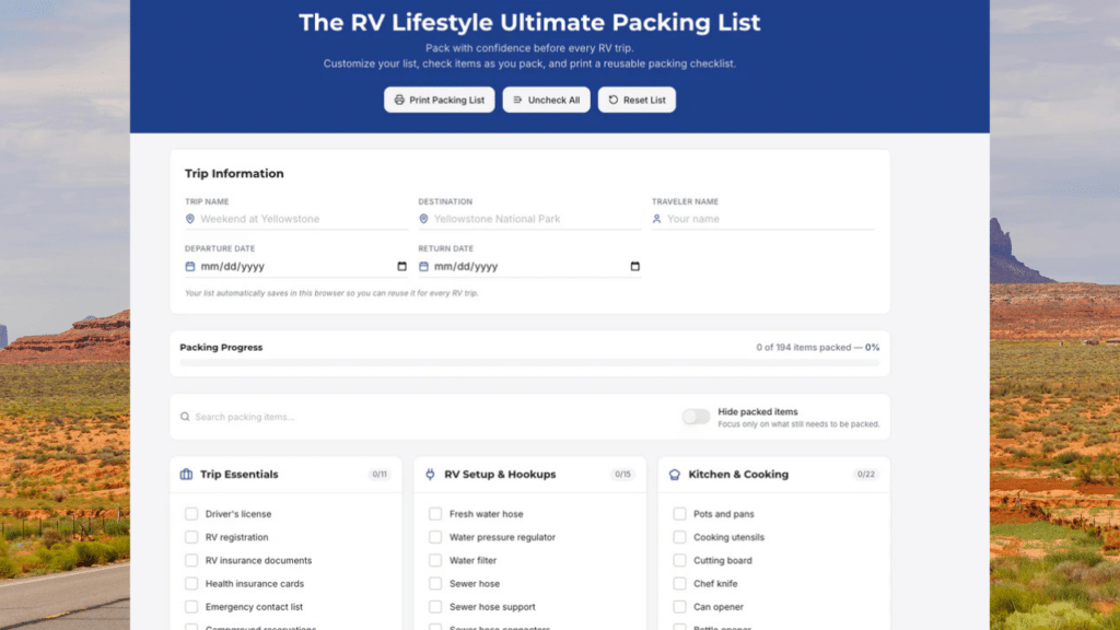 What are the 7 Must-Haves for Your First RV Trip? 6